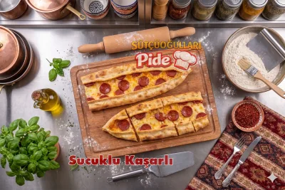 Duble Sucuklu Pide