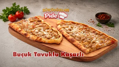 Buçuk Tavuklu Kaşarlı